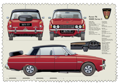 Rover P6 3500S (Series II) 1971-77 Glass Cleaning Cloth